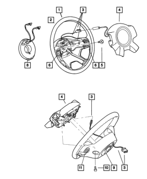 68271255AC Mopar (AIR BAG CLOCKSPRING)