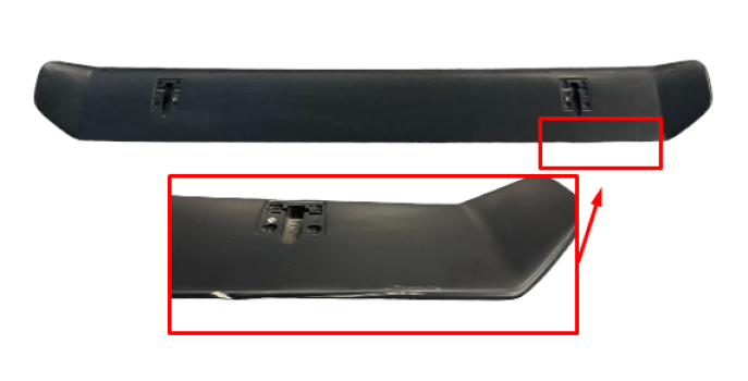 WM887174 Wmax (Rear Spoiler BOSS Style Damaged - Ford Mustang 1971-1973)