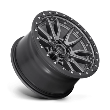 D6801890B450 Fuel (Wheel Fuel D680 Rebel 18X9 5X139.7 1mm Matte Gun Metal Black Bead Ring)