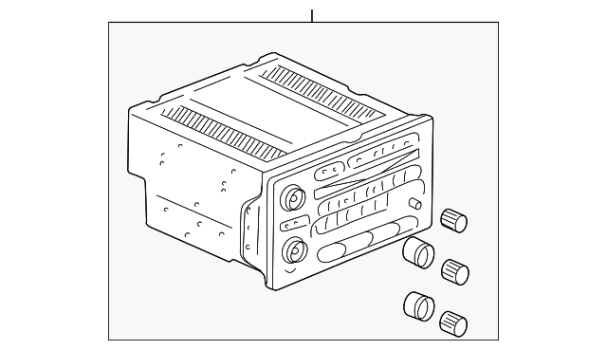 10356111 GM (RADIO CONTROL UNIT)