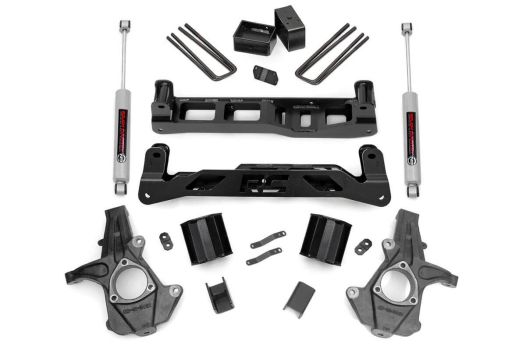 24831 Rough Country (5 INCH LIFT KIT | ALUM/STAMP STEEL | CHEVY/GMC 1500 (14-18))