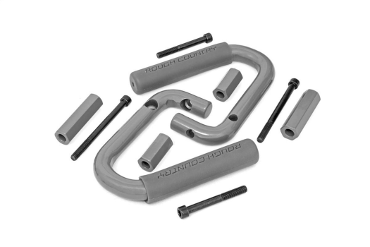6501GRAY Rough Country (Front Solid Steel Grab Handle - Gray)