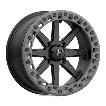 M31-04710 MSA Offroad Wheels (MA31 14X7 4X110 S-BLK M-GRY RG 00MM)