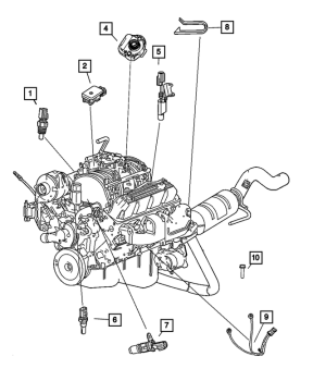 68046030AA Mopar (CRANKSHAFT POSITION SENSOR)
