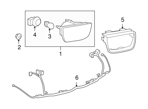 92244322 GM (Tail Lamp - Inner Driver Side (Left))