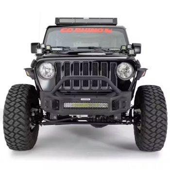 331101T Go Rhino (FRONT STUBBY BUMPER WITH BULL BAR GO RHINO ROCKLINE)