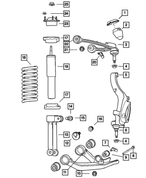 4670457AA Mopar (CONTROL ARM BUSHING)