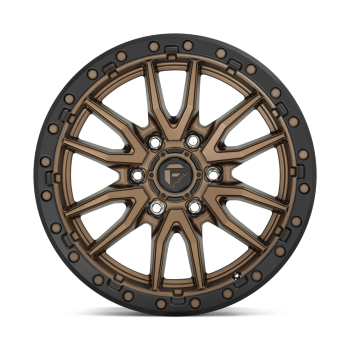 D6811890B450 Fuel (Wheel Fuel D681 Rebel 18X9 5X139.7 1mm Matte Bronze Black Bead Ring)