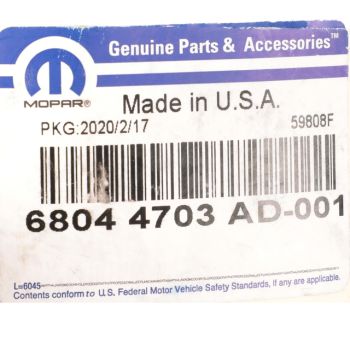 68044703AD Mopar (KNUCKLE STEERING FRONT LH)