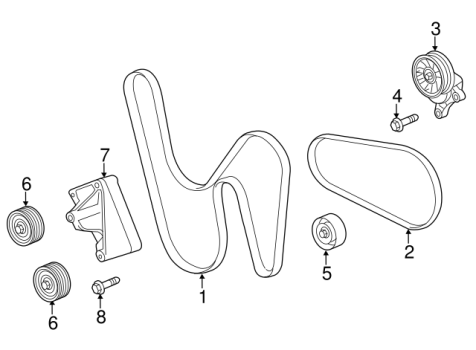 19208727 GM (Belt Kit - A/C Compressor)