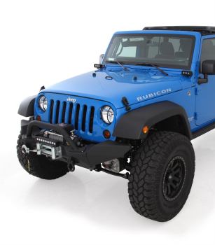 5680 Smittybilt (FRONT EURO LIGHT GUARDS STEEL BLACK SMITTYBILT)