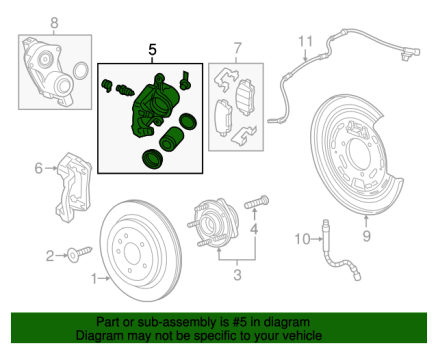 13542989 GM (CALIPER)