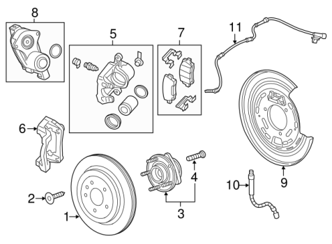 13542989 GM (CALIPER)