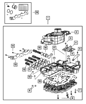 R5166834AF Mopar (VALVE BODY ASSY, A/T (REMAN))
