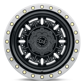 1795ABR-85127B71 Black Rhino (Abrams 17X9.5 5X127 -18 mm Gloss Gun Black W/ Machined Dark Tint)