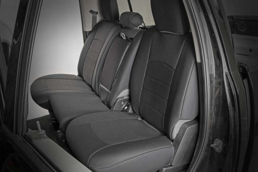 91029 Rough Country (DODGE NEOPRENE FRONT & REAR SEAT COVERS (09-18 RAM 1500))
