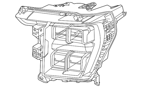 NL3Z13008H Ford (Headlamp Assembly - Passenger Side (Right))