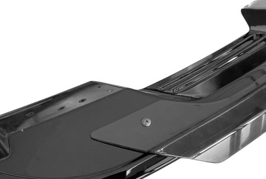 WM677921 Wmax (Spoiler Posteriore GT500 Style Gurney Klappe Nero Lucido)