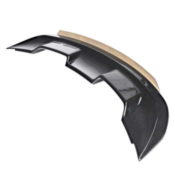 WM677921 Wmax (Spoiler Posteriore GT500 Style Gurney Klappe Nero Lucido)