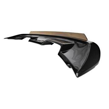 WM677921 Wmax (Spoiler Posteriore GT500 Style Gurney Klappe Nero Lucido)