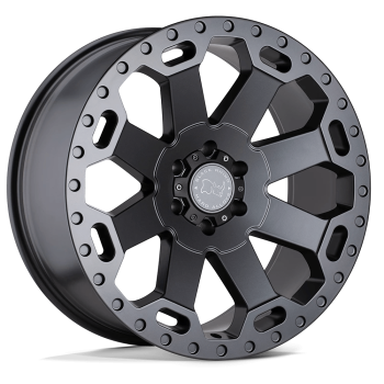 1790WAR126135G87 Black Rhino (Warlord 17X9 6X135 12mm Matte Gunmetal)
