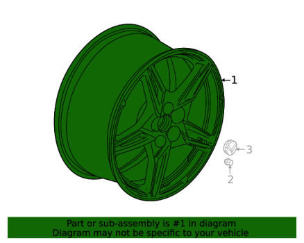 84785087 GM (WHEEL-RR)