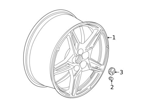84785087 GM (WHEEL-RR)