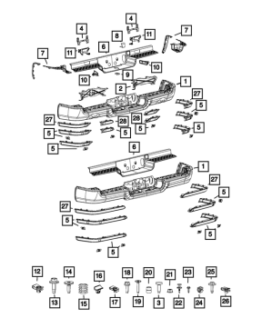 68404392AB Mopar (VALANCE PANEL)