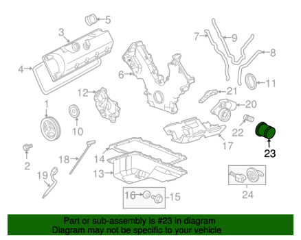 F1AZ6731BD Ford (FILTER ASY   OIL)