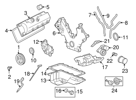 F1AZ6731BD Ford (FILTER ASY   OIL)