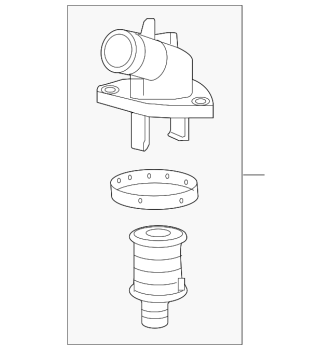 12674639 GM (OUTLET ASM-W/PMP (W/THERM))