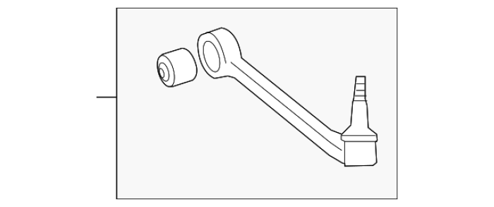 20951300 GM (Front Lower Control Rear Arm - Driver Side (Left))