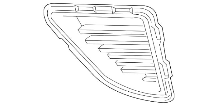 84278554 GM (Front Fog Grille - Driver Side (Left))