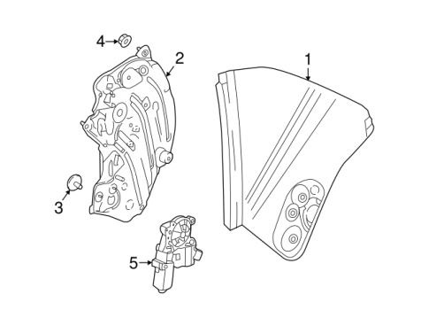 FR3Z7627008C Ford (WINDOW REGULATOR - PASSENGER SIDE (RH))