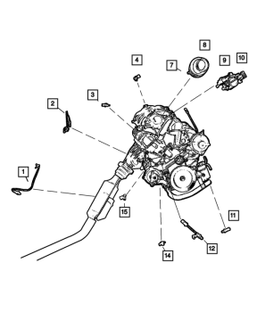 5269870AB Mopar (SENSOR ENG COOLANT TEMPERATURE)