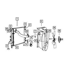 55056982AF Mopar (FLEX. HOSE)