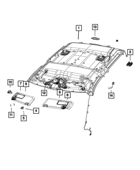 6KB77BD1AB Mopar (HEADLINER, NONE)
