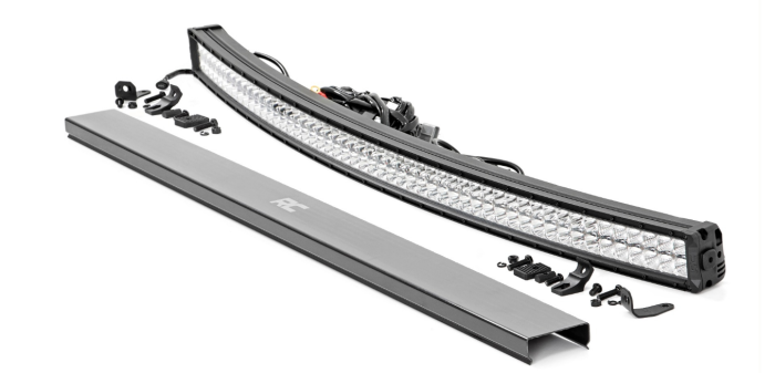 72954D Rough Country (CHROME SERIES LED | 54 INCH LIGHT| CURVED DUAL ROW | WHITE DRL)
