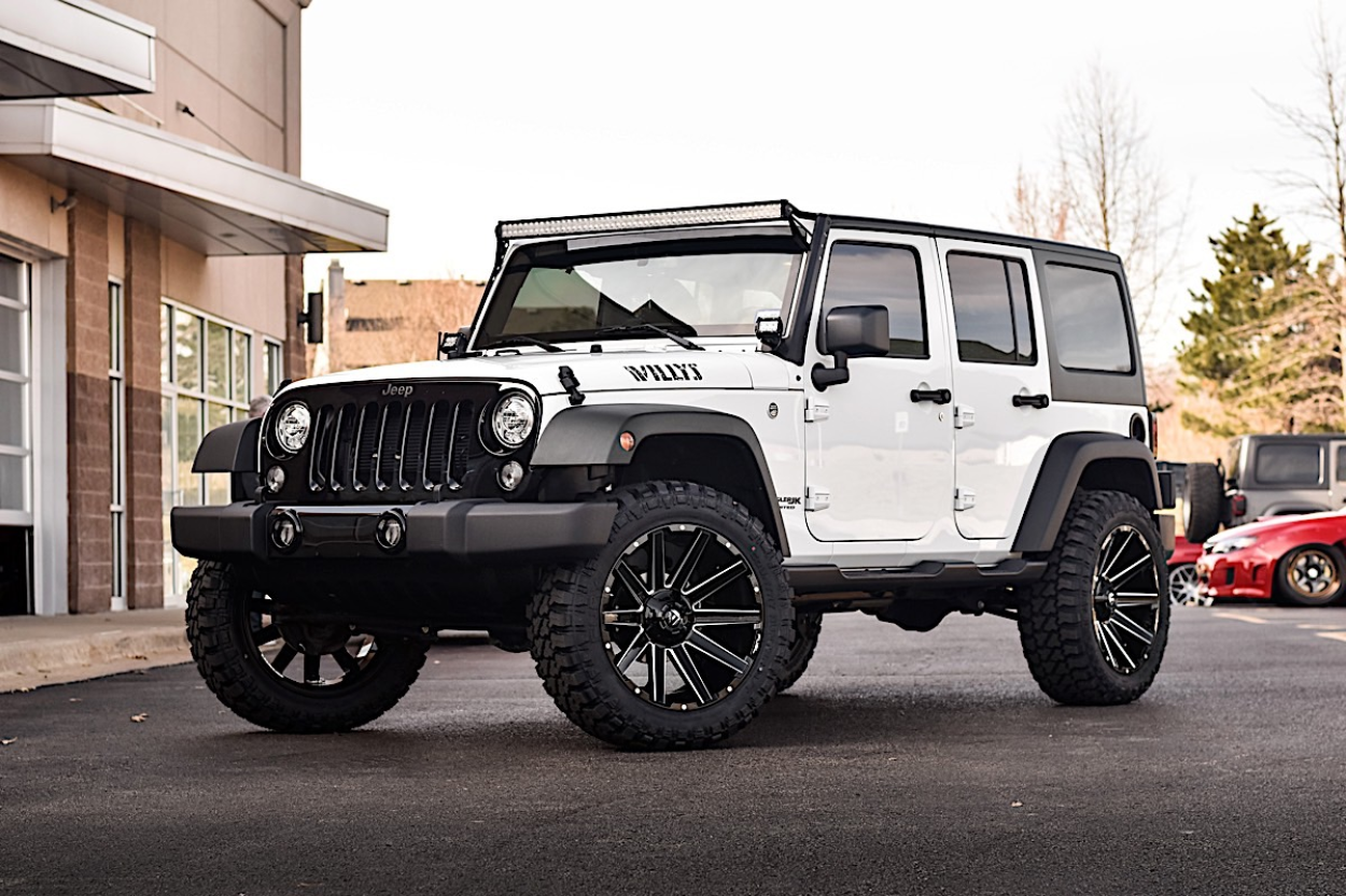 Jeep Wrangler JK with 22