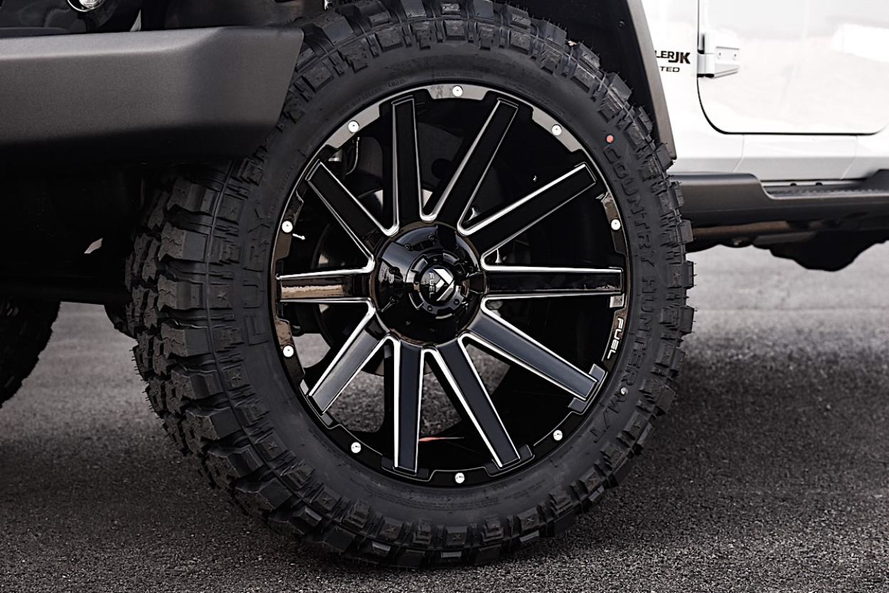Jeep Wrangler JK with 22