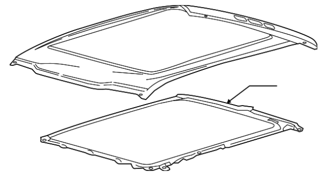 ML3Z1650202AA Ford (ROOF PANEL)
