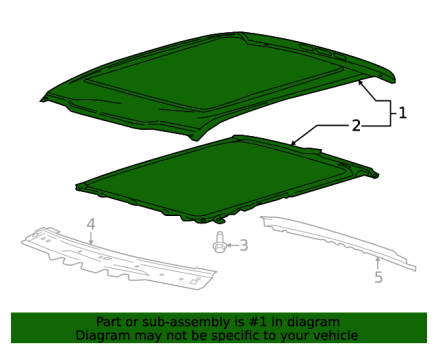 ML3Z1650202AA Ford (ROOF PANEL)