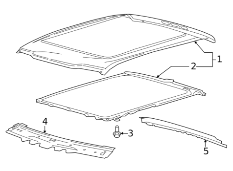 ML3Z1650202AA Ford (ROOF PANEL)