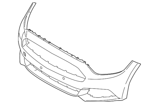 FR3Z17D957DPTM Ford (Front Bumper)