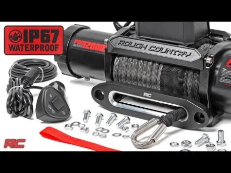 PRO12000 Rough Country (12000-LB PRO SERIES WINCH | STEEL CABLE)