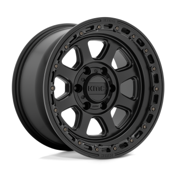 KM54879063700 KMC Wheels (KM548 Chase 17X9 6X135 0mm Satin Black With Gloss Black Lip)