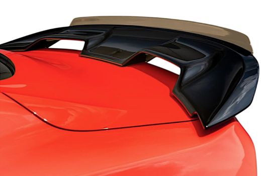 WM677921 Wmax (Spoiler Posteriore GT500 Style Gurney Klappe Nero Lucido)