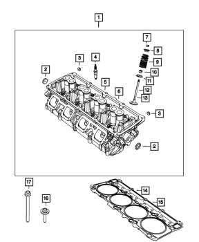 68240108AA Mopar (Cylinder Head Gasket - Right)