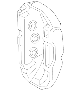 FR3Z2B121G Ford (Brake Caliper - Right (Passenger side))