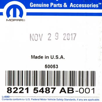 82215487AC Mopar (Spatschermen)